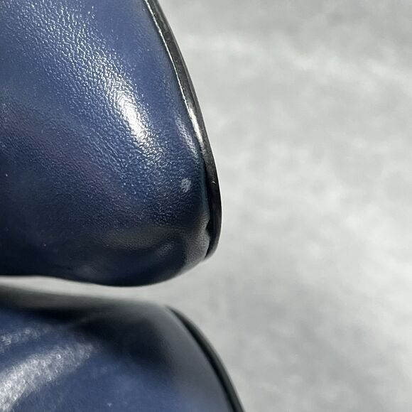 Cole Haan Sylvan Boot Women's 7B Mid Heel Bootie Blue Leather Pointed Signature - Picture 14 of 16